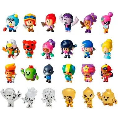 Boneco Brawl Stars Colecionáveis Mini Figuras de Ação Surpresa Sortidos