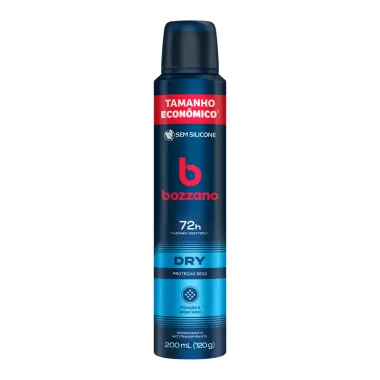 Desodorante Bozzano Men Dry Aerossol 72h Antitranspirante 200ml