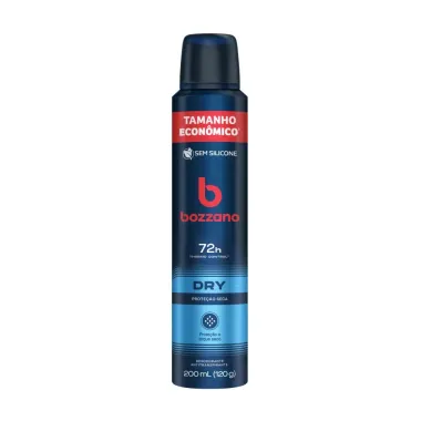 Desodorante Bozzano Men Dry Aerossol 72h Antitranspirante 200ml