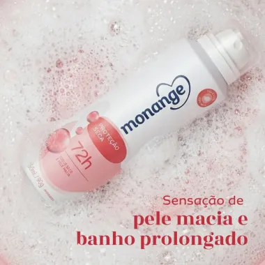 Desodorante Monange Prote&ccedil;&atilde;o Seca Aerossol Feminino Antitranspirante 200ml