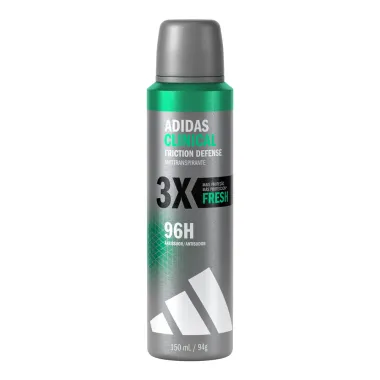 Desodorante Adidas Clinical Men Friction Defense Aerosol Fresh 96h Antissuor Antitranspirante 150ml