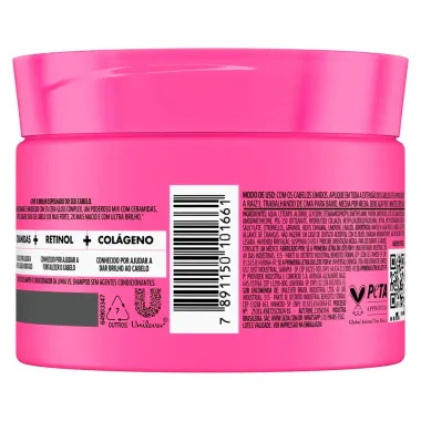 Máscara de Tratamento Seda 5% Cera Gloss Complex Brilho Ceramidas 300g