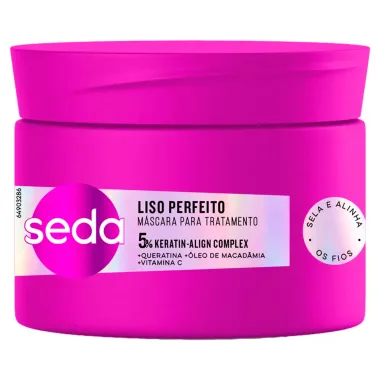 Máscara de Tratamento Seda 5% Keratin Align Complex Liso Perfeito 300g