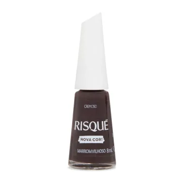 Esmalte Marrom Risqué Marromvilhoso Cremoso com 8ml