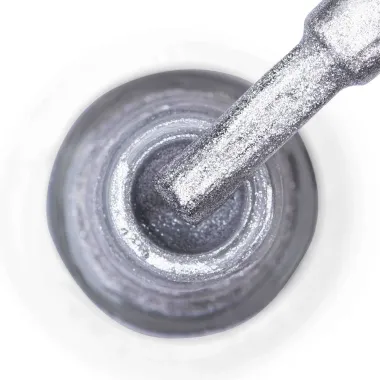 Esmalte Risqu&eacute; Nova Cor Met&aacute;lico Cor Prata na Lata 8ml