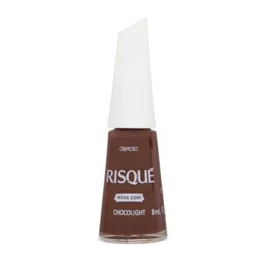 Esmalte Risqu&eacute; Nova Cor Cremoso Cor Chocolight 8ml
