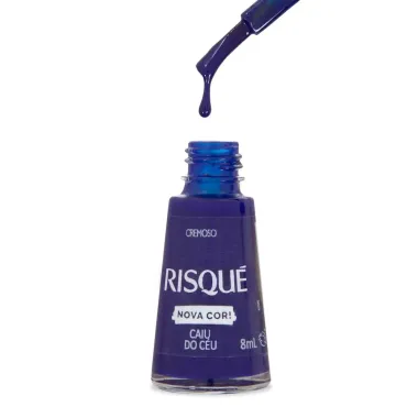 Esmalte Risqu&eacute; Nova Cor Cremoso Cor Caiu do C&eacute;u 8ml