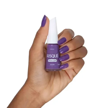 Esmalte Risqué Nova Cor Cremoso Cor Jujuva 8ml