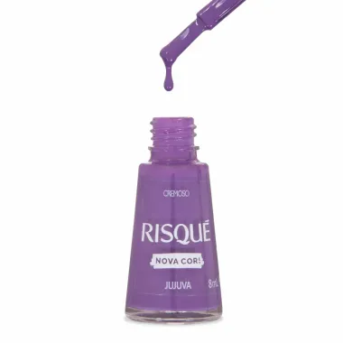 Esmalte Risqu&eacute; Nova Cor Cremoso Cor Jujuva 8ml
