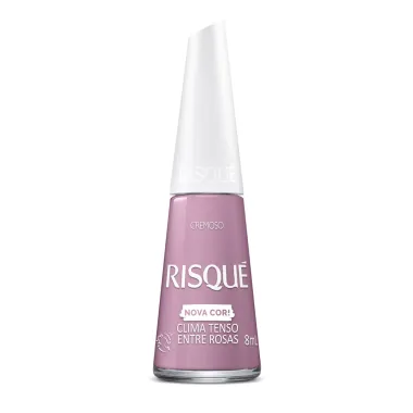 Esmalte Risqué Nova Cor Cremoso Cor Clima Tenso Entre Rosas 8ml