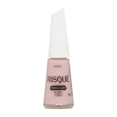Esmalte Risqué Nova Cor Cremoso Cor Nudeu Tempo 8ml