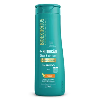 Shampoo Bio Extratos Mais Nutrição Óleos Nutritivos 350ml