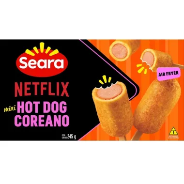 Mini Hot Dog Coreano Seara Netflix 245g