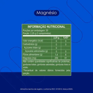 Vitaminas Magn&eacute;sio Neo Qu&iacute;mica com 60 Comprimidos