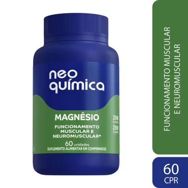 Vitaminas Magn&eacute;sio Neo Qu&iacute;mica com 60 Comprimidos
