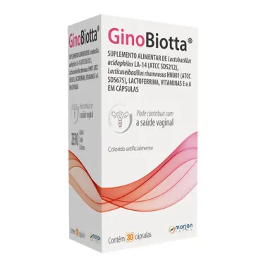 GinoBiotta Suplemento Alimentar com 30 Cápsulas