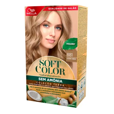 Tintura Soft Color Sem Amônia Coleção Terra Louro Areia 881