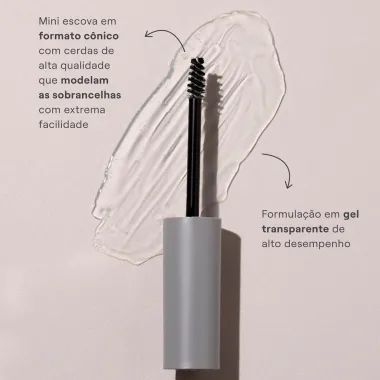 Mascara para Sobrancelhas Boca Rosa Transparente 3g