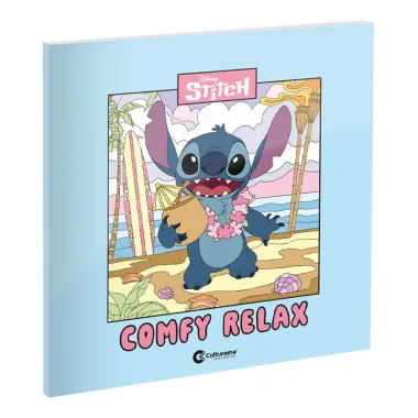 Livro para Colorir Disney Stitch Comfy Relax Cuturama