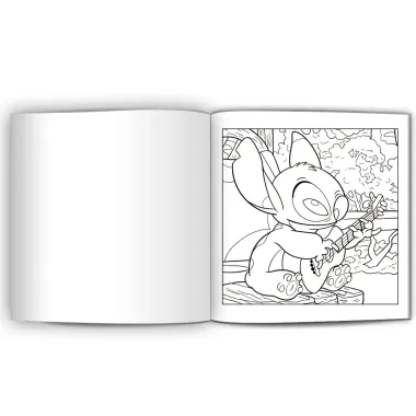 Livro para Colorir Disney Stitch Comfy Relax Cuturama