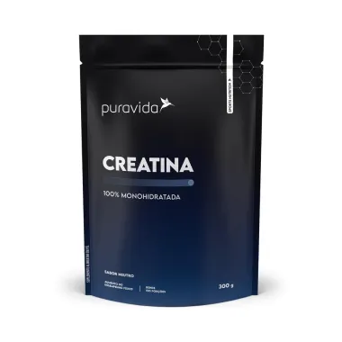 Creatina Puravida 100% Monohidratada Sabor Neutro 300g