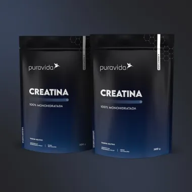 Creatina Puravida 100% Monohidratada Sabor Neutro 300g