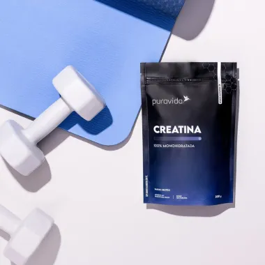 Creatina Puravida 100% Monohidratada Sabor Neutro 300g