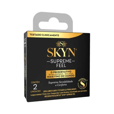 Preservativo Skyn Supreme Feel com 2 Unidades