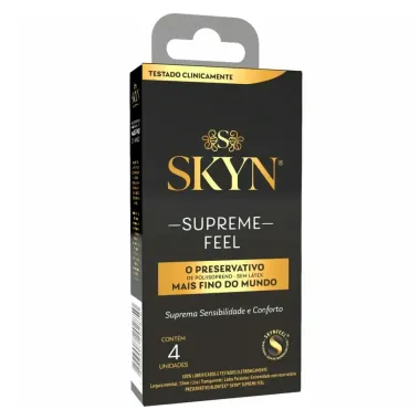 Preservativo Skyn Supreme Feel com 4 Unidades