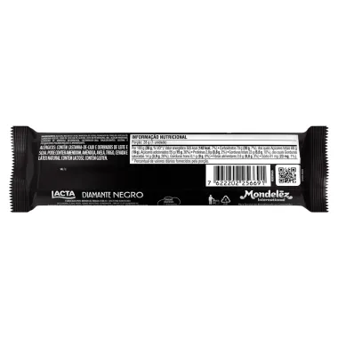 Chocolate ao Leite Lacta Diamante Negro 28g