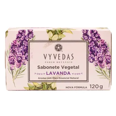 Sabonete em Barra Vegetal Vyvedas Lavanda 120g