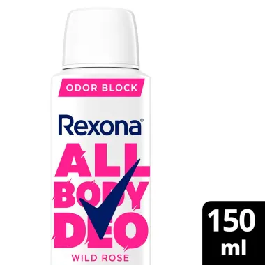 Desodorante Rexona Corporal All Body Deo Wild Rose Aerossol 150ml