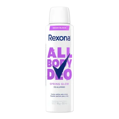 Desodorante Rexona Corporal All Body Deo Spring Glow Aerossol 150ml