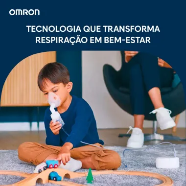 Inalador Compressor Omron Inalar Compact  NE-C810 1 Unidade