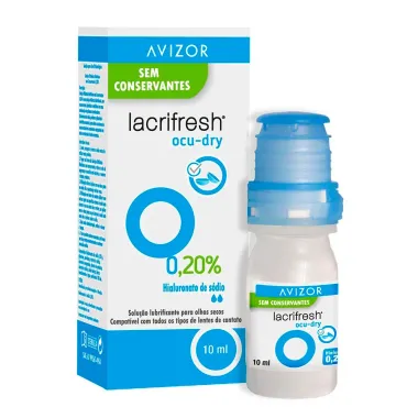Lacrifresh Ocu-Dry 0,20% Lubrificante Sem Conservantes com 10ml