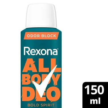 Desodorante Rexona Corporal All Body Deo Bold Spirit Aerossol 150ml