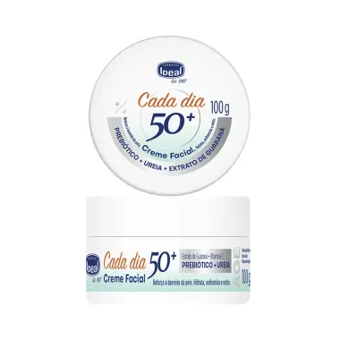 Creme Facial Ideal Cada Dia 50 Mais 100g