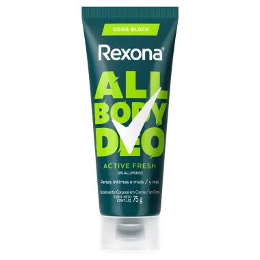 Desodorante Rexona Corporal All Body Deo Active Fresh Creme 75g