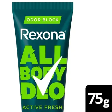 Desodorante Rexona Corporal All Body Deo Active Fresh Creme 75g