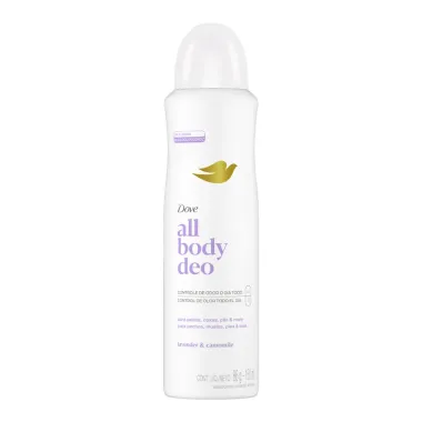 Desodorante Dove Corporal All Body Deo Lavender e Camomile Aerossol 150ml