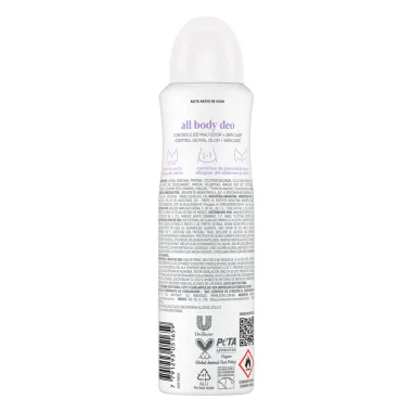 Desodorante Dove Corporal All Body Deo Lavender e Camomile Aerossol 150ml