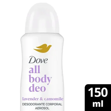 Desodorante All Body Deo Dove Lavander e Camomile Aerosol 150ml