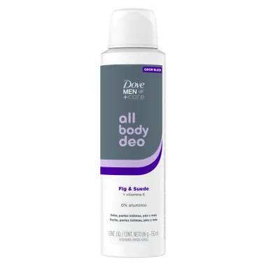 Desodorante Dove Men Care Corporal All Body Deo Fig & Suede Aerossol 150ml