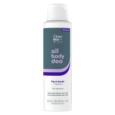 Desodorante Dove Men Care Corporal All Body Deo Fig & Suede Aerossol 150ml