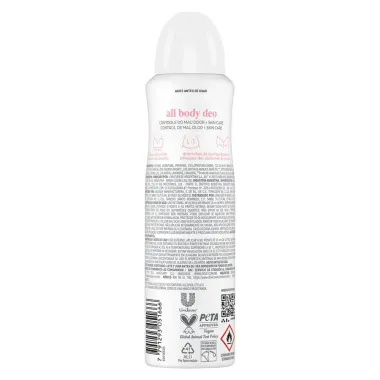 Desodorante Dove Corporal All Body Deo Raspberry e Rose Aerossol 150ml