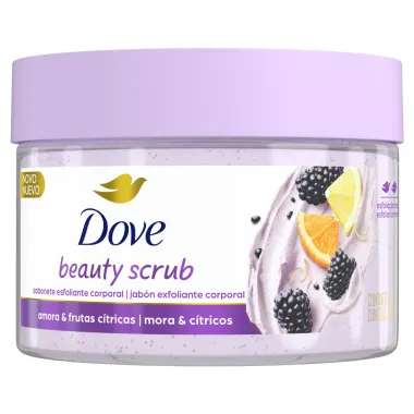 Sabonete Esfoliante Corporal Dove Beauty Scrub Amora e Frutas Cítricas 280g