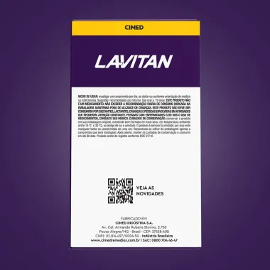 Melatonina 0,21Mg Lavitan Sabor Morango com 90 Comprimidos Mastigáveis