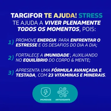 Targifor Teajuda Stress Imunidade Antioxidante com 30 Cápsulas Gelatinosas Moles
