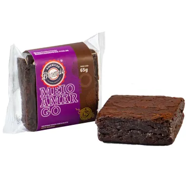 Brownie American Sabor Chocolate Meio Amargo 65g
