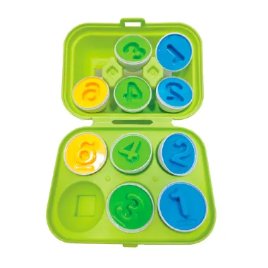 Educa Play Number EGGS 1 a 6 Jogo Educativo de Encaixar Polibrinq 3+ Anos